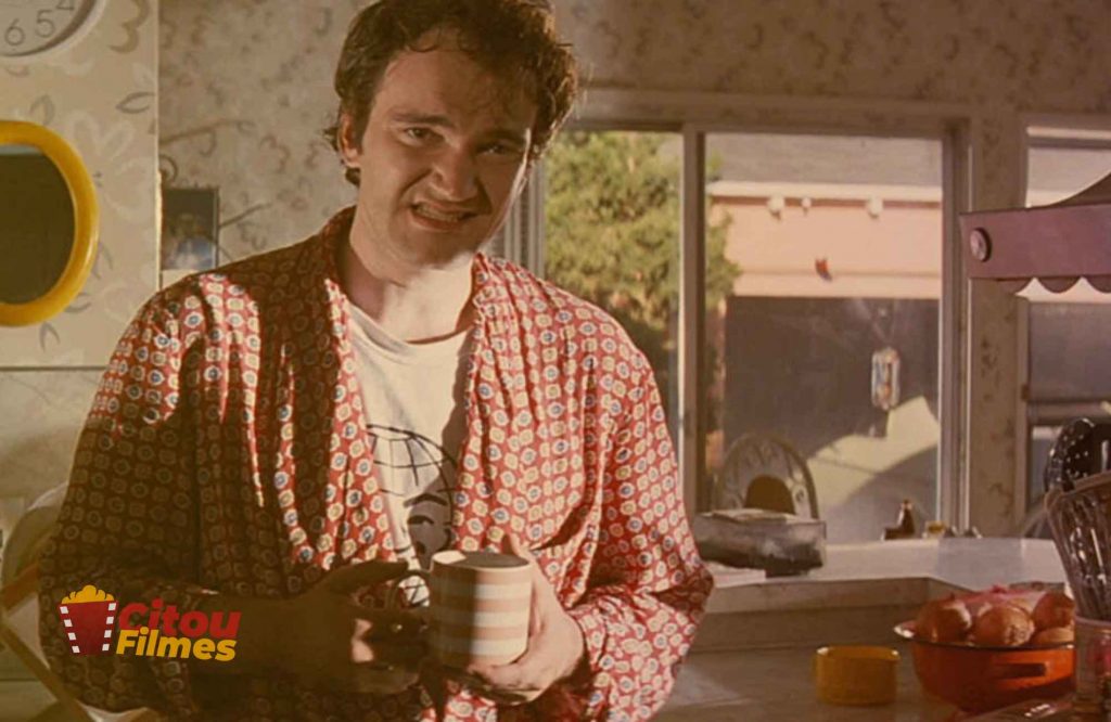 Quentin Tarantino em Pulp Fiction. Fonte/Reprodução: Miramax