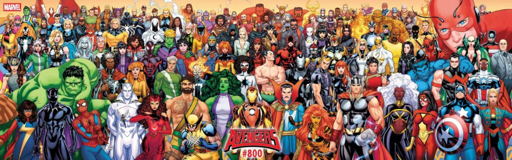 Marvel celebra marco histórico com Avengers #800 e capa especial de Russell Dauterman - outubro 22, 2025 1 avengers #800